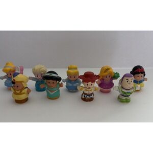 9 Fisher Price Little People Disney Princess, Aladdin, jasmine, Jessie, And More
